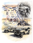 LRDG Egypt Map.